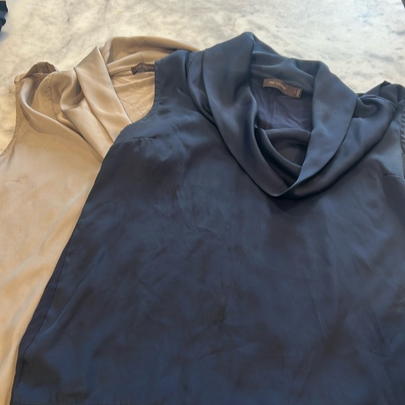 Lot of 2 limited cowl neck blouses size large - Picture 1 of 7